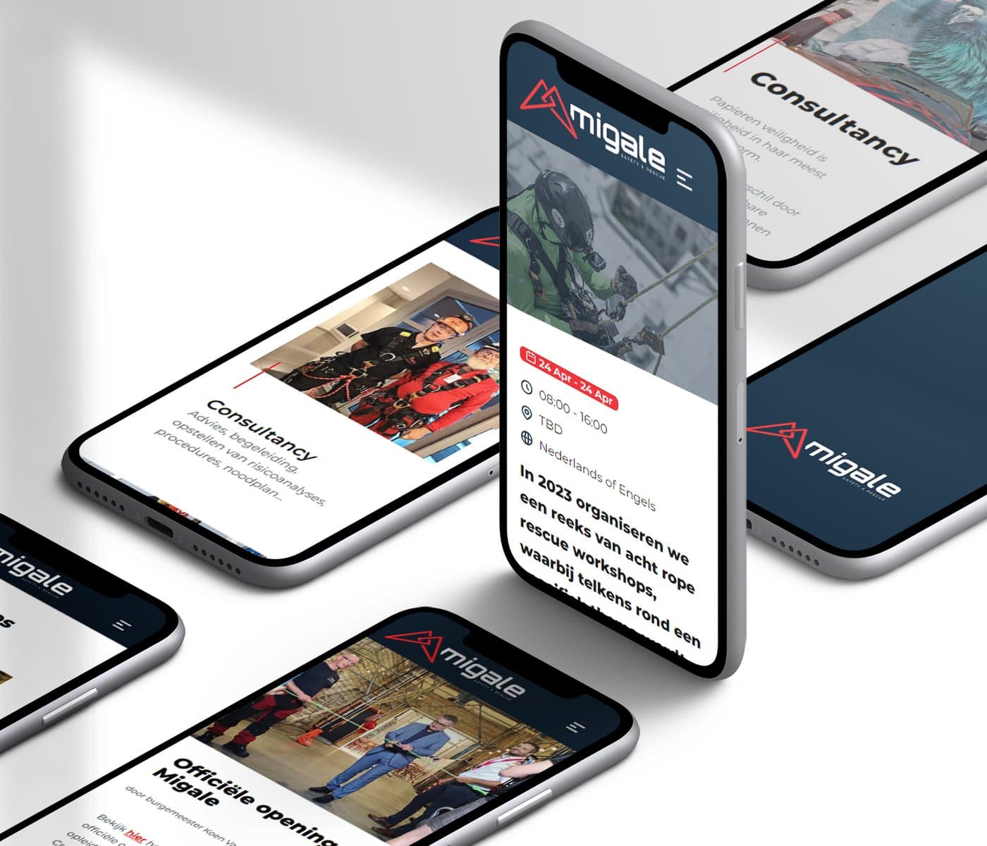Migale website op maat