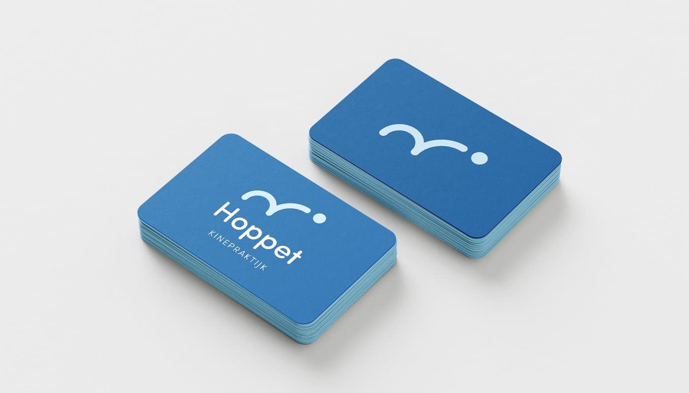 Hoppet visitekaartjes drukwerk Hoppet visitekaartjes drukwerk